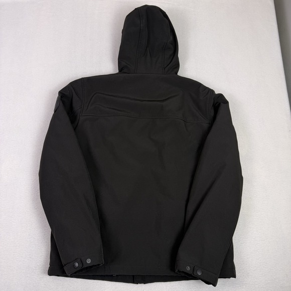 Levi's Men's Black Sherpa Lined Softshell Hooded Jacket Size Medium - Picture 10 of 10
